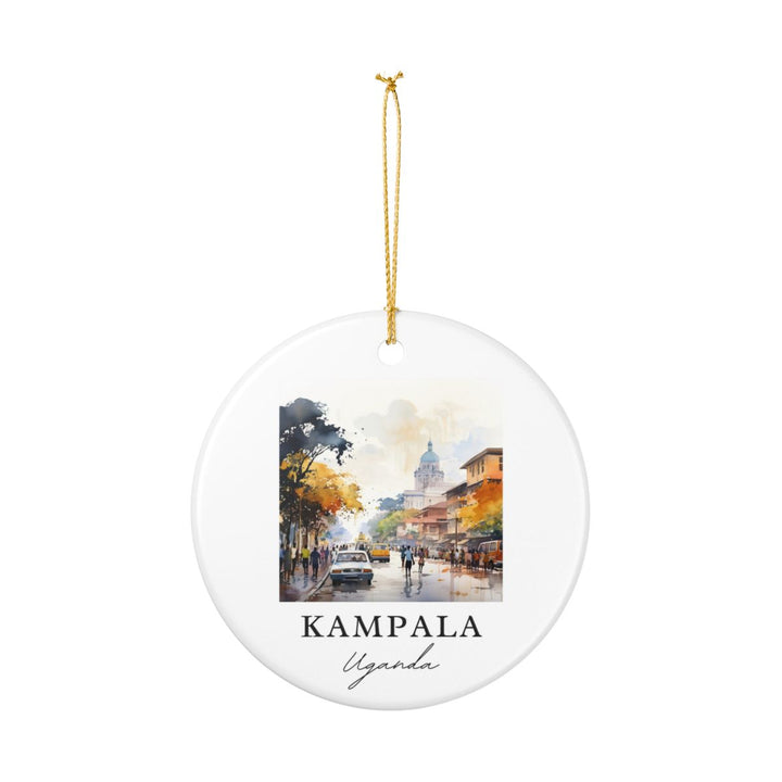 Kampala Uganda Ornament: Unique Kampala Souvenir, Kampala Uganda Xmas Decor, and Authentic Kampala Gift