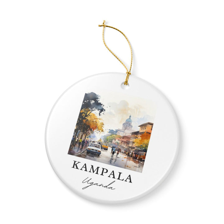 Kampala Uganda Ornament: Unique Kampala Souvenir, Kampala Uganda Xmas Decor, and Authentic Kampala Gift