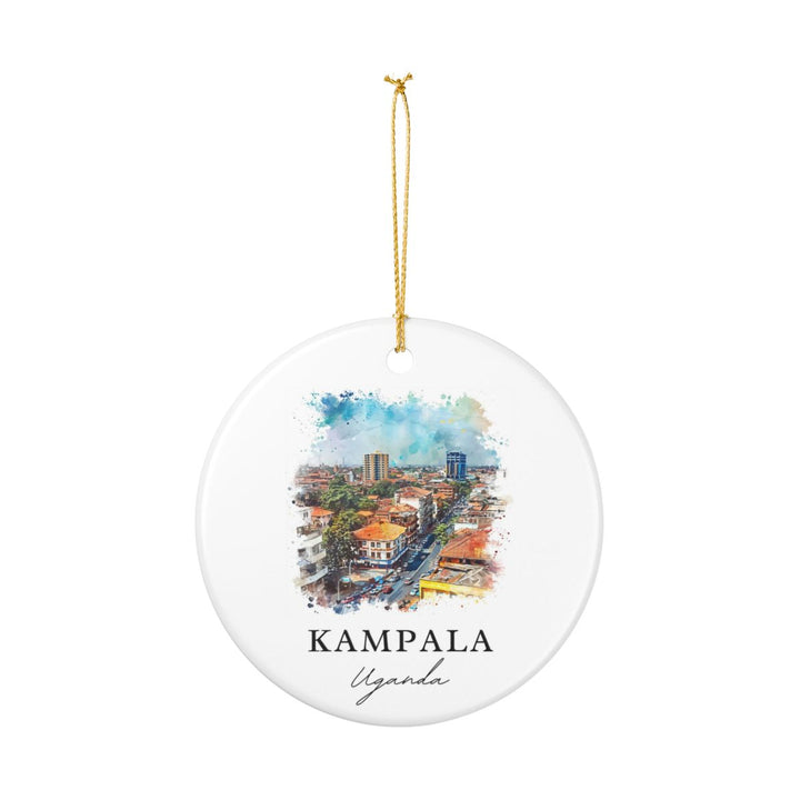 Kampala Uganda Ornament: Unique Kampala Souvenir, Kampala Uganda Xmas Decor, and Authentic Kampala Gift