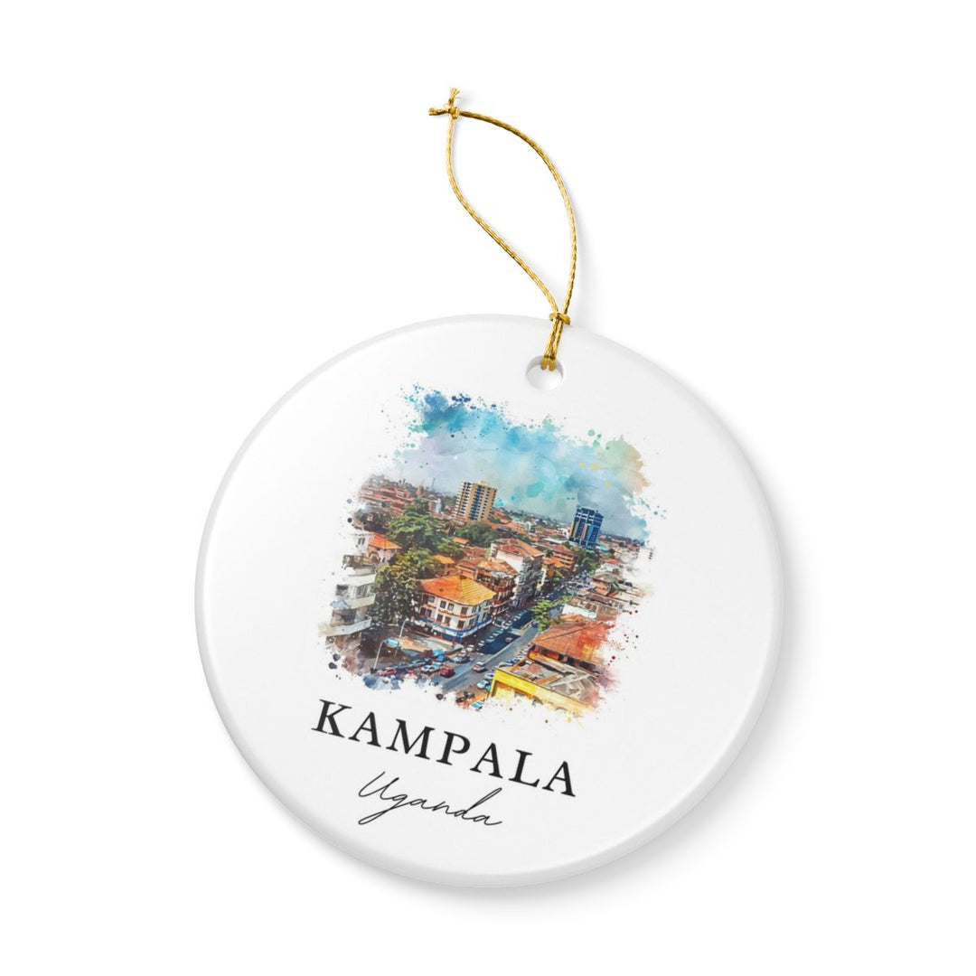 Kampala Uganda Ornament: Unique Kampala Souvenir, Kampala Uganda Xmas Decor, and Authentic Kampala Gift