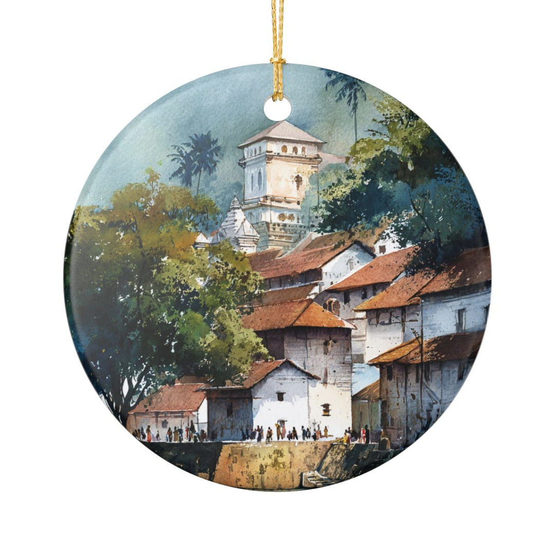 Kandy Sri Lanka Ornament: Unique Kandy Sri Lanka Souvenir, Kandy Sri Lanka Xmas Decor, and Authentic Kandy Sri Lanka Gift
