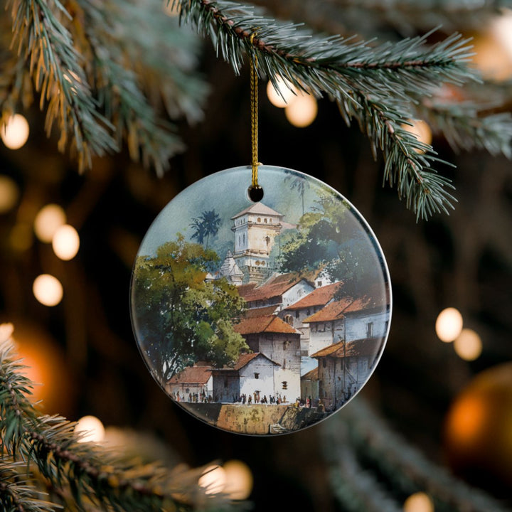 Kandy Sri Lanka Ornament: Unique Kandy Sri Lanka Souvenir, Kandy Sri Lanka Xmas Decor, and Authentic Kandy Sri Lanka Gift