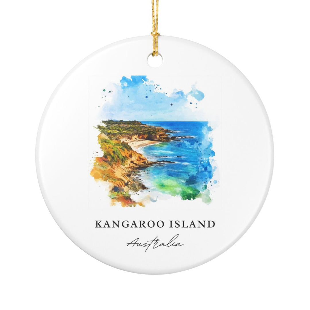 Kangaroo Island Australia Ornament: Unique Kangaroo Island Souvenir, Kangaroo Island Australia Xmas Decor, and Authentic Kangaroo Island Gift