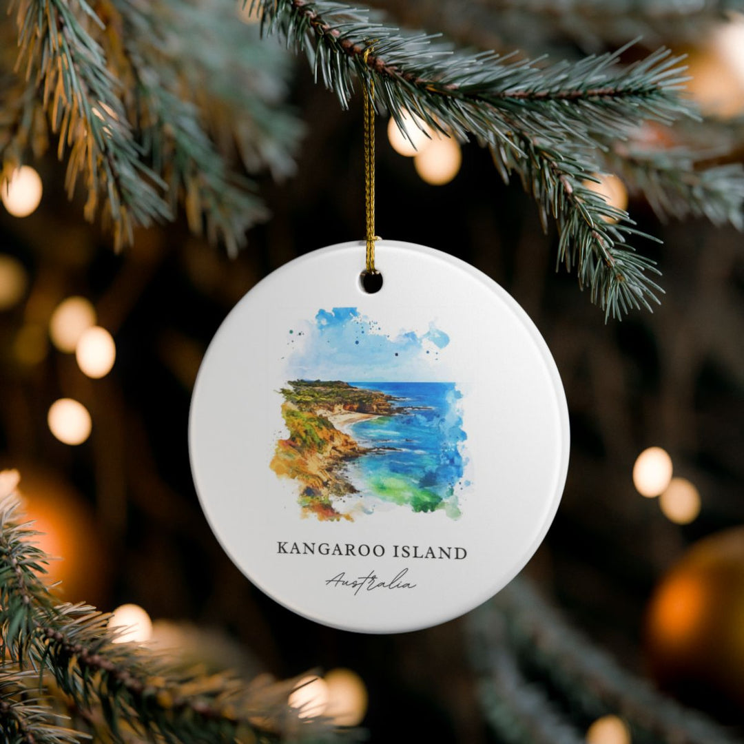 Kangaroo Island Australia Ornament: Unique Kangaroo Island Souvenir, Kangaroo Island Australia Xmas Decor, and Authentic Kangaroo Island Gift