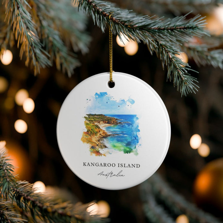 Kangaroo Island Australia Ornament: Unique Kangaroo Island Souvenir, Kangaroo Island Australia Xmas Decor, and Authentic Kangaroo Island Gift