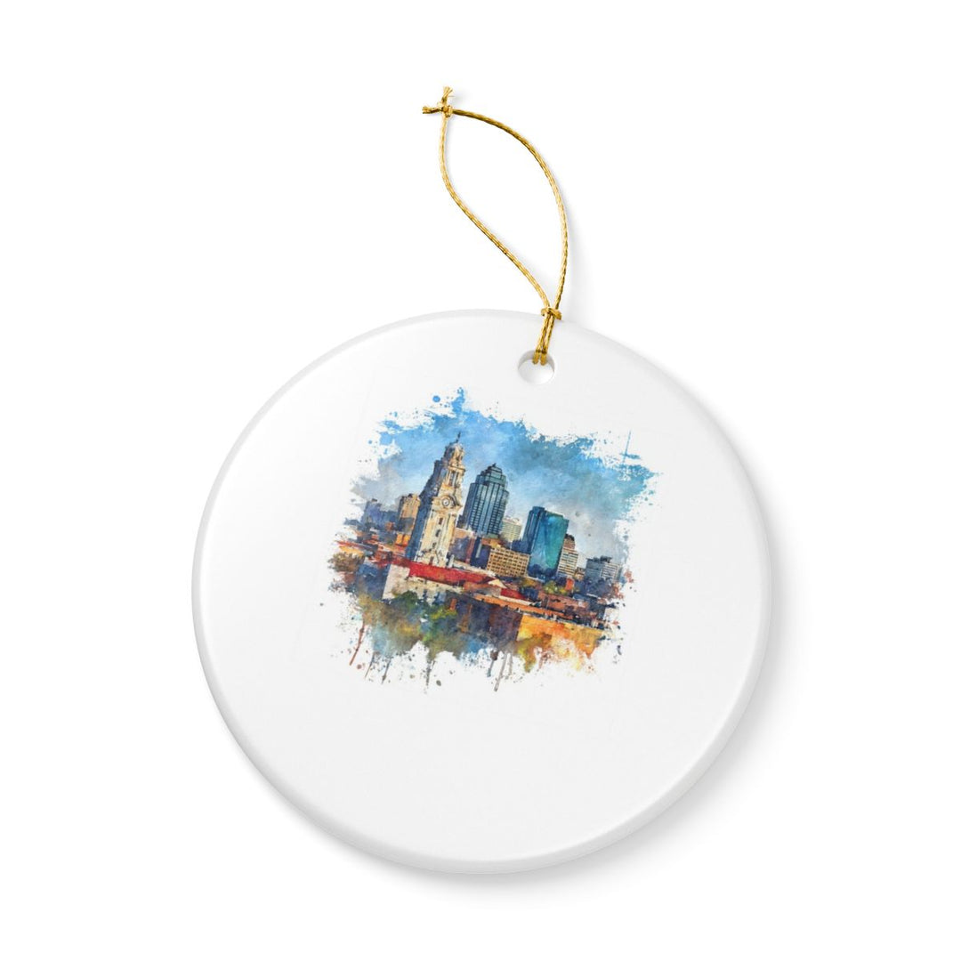 Kansas City Ornament: Unique Kansas City Souvenir, Kansas City Xmas Decor, and Authentic Kansas City Gift