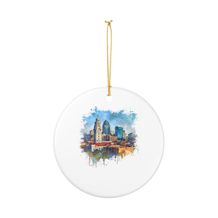 Kansas City Ornament: Unique Kansas City Souvenir, Kansas City Xmas Decor, and Authentic Kansas City Gift