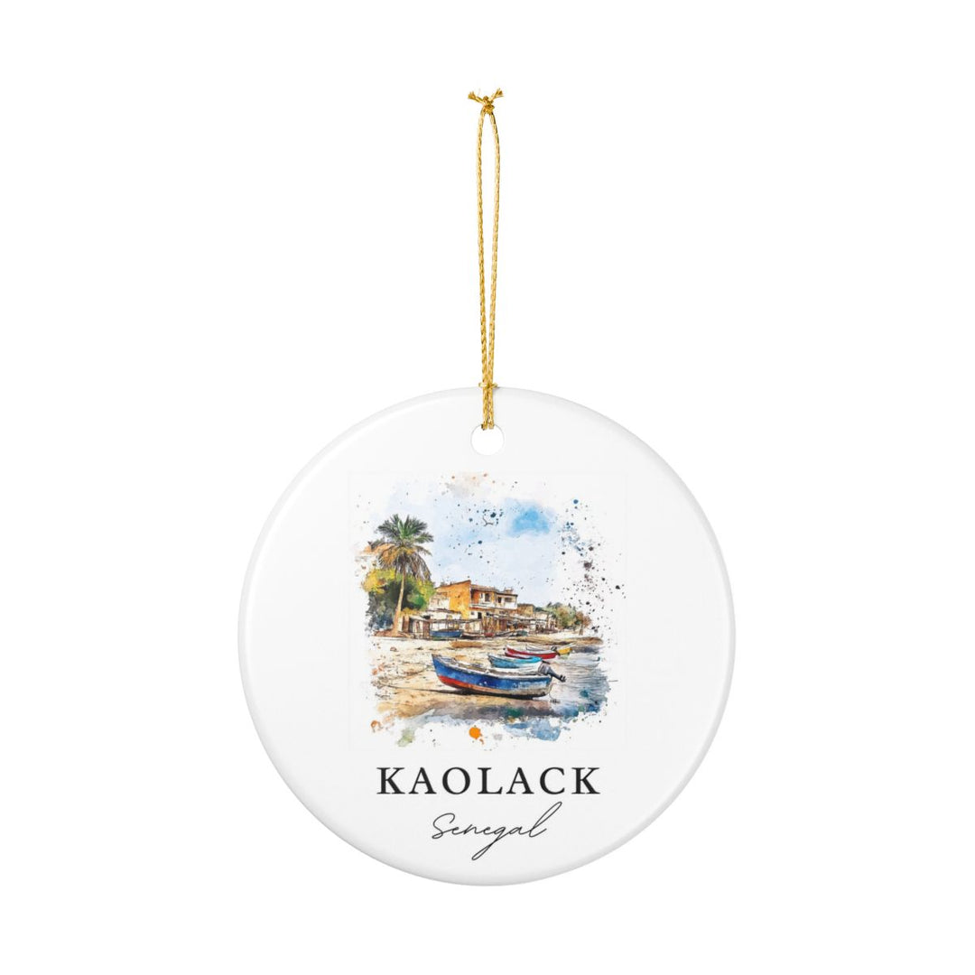 Kaolack Senegal Ornament: Unique Kaolack Souvenir, Kaolack Senegal Xmas Decor, and Authentic Kaolack Gift