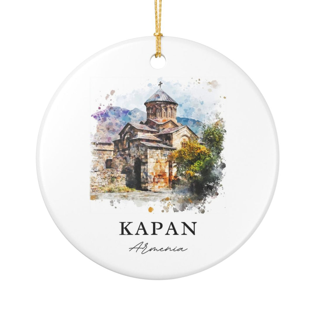 Kapan Armenia Ornament: Unique Kapan Armenia Souvenir, Kapan Armenia Xmas Decor, and Authentic Kapan Armenia Gift