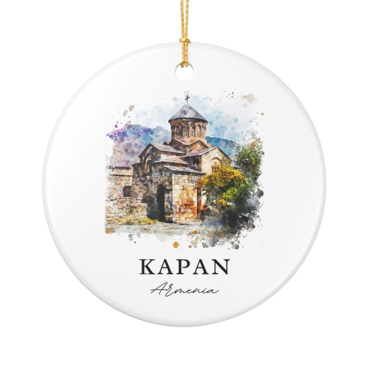 Kapan Armenia Ornament: Unique Kapan Armenia Souvenir, Kapan Armenia Xmas Decor, and Authentic Kapan Armenia Gift