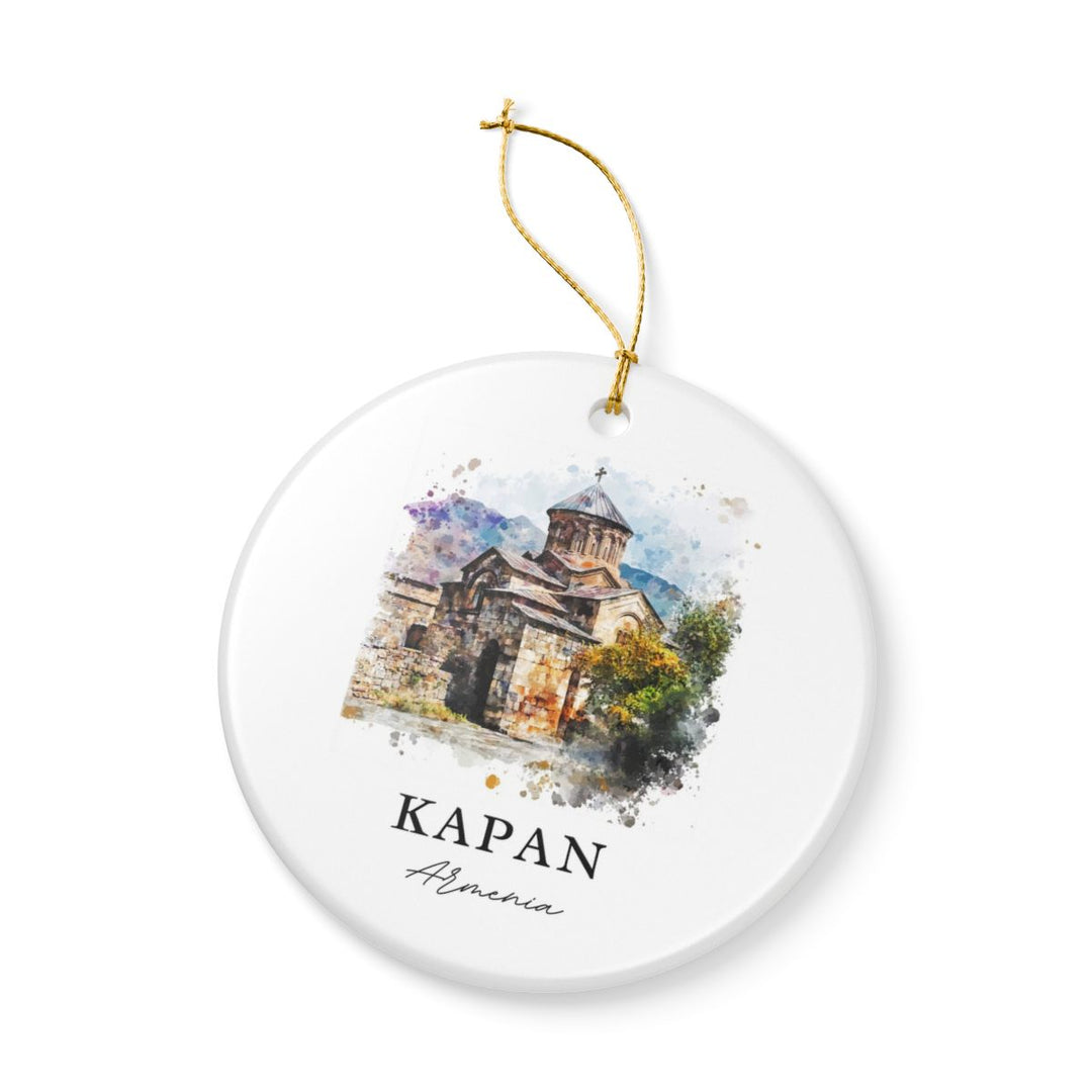 Kapan Armenia Ornament: Unique Kapan Armenia Souvenir, Kapan Armenia Xmas Decor, and Authentic Kapan Armenia Gift