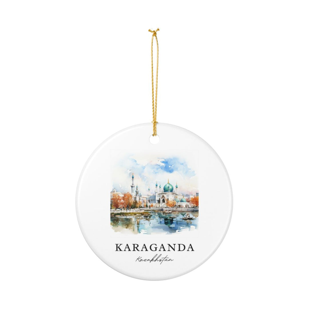 Karaganda Ornament: Unique Karaganda Souvenir, Karaganda Xmas Decor, and Authentic Karaganda Gift
