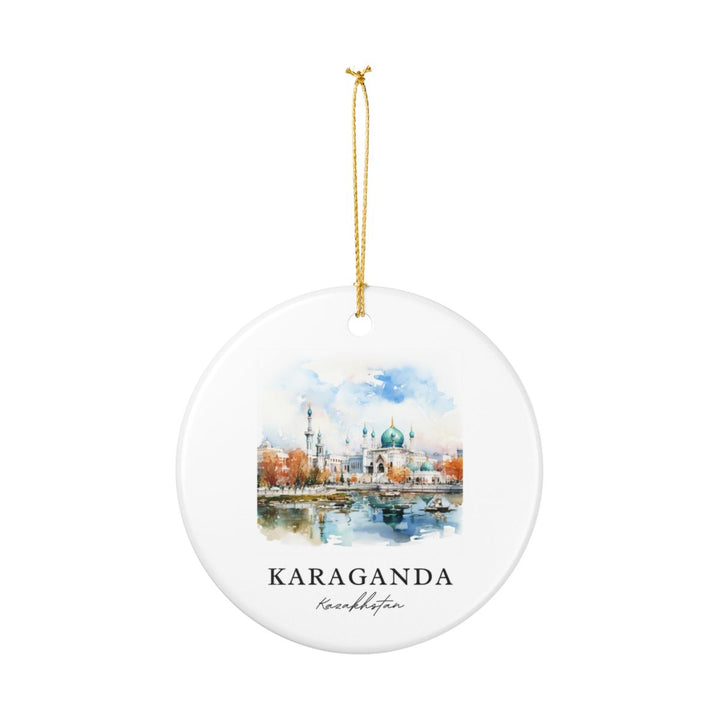 Karaganda Ornament: Unique Karaganda Souvenir, Karaganda Xmas Decor, and Authentic Karaganda Gift