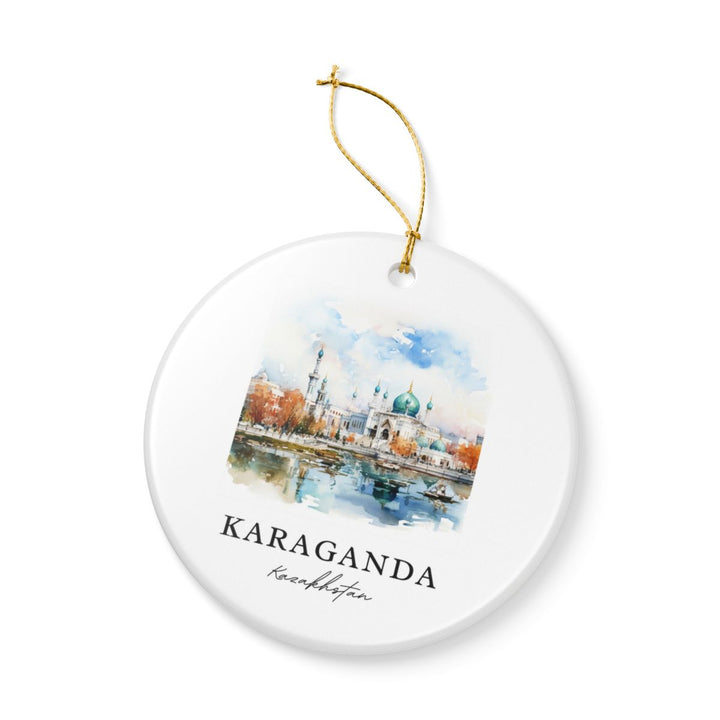 Karaganda Ornament: Unique Karaganda Souvenir, Karaganda Xmas Decor, and Authentic Karaganda Gift