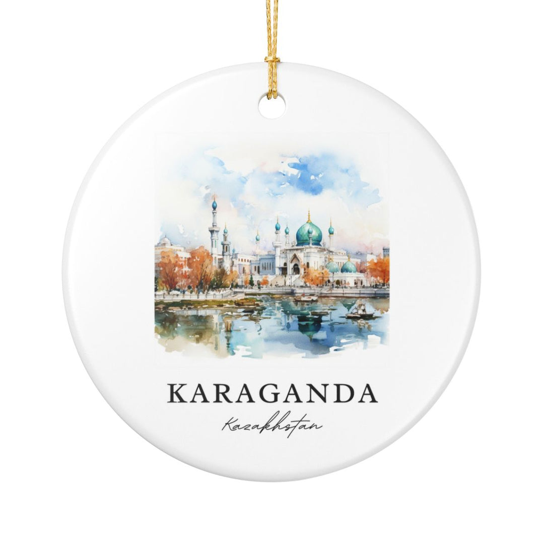 Karaganda Ornament: Unique Karaganda Souvenir, Karaganda Xmas Decor, and Authentic Karaganda Gift
