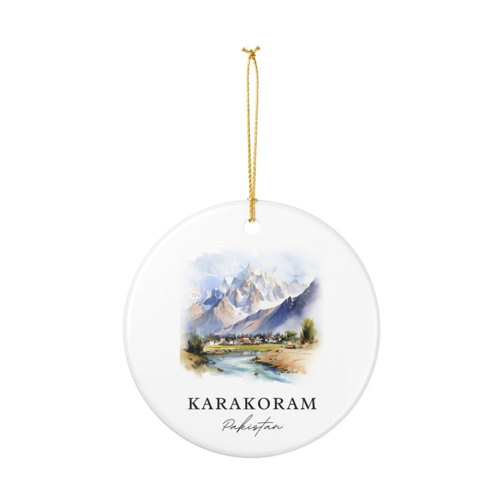 Karakoram Pakistan Ornament: Unique Karakoram Souvenir, Karakoram Pakistan Xmas Decor, and Authentic Karakoram Gift