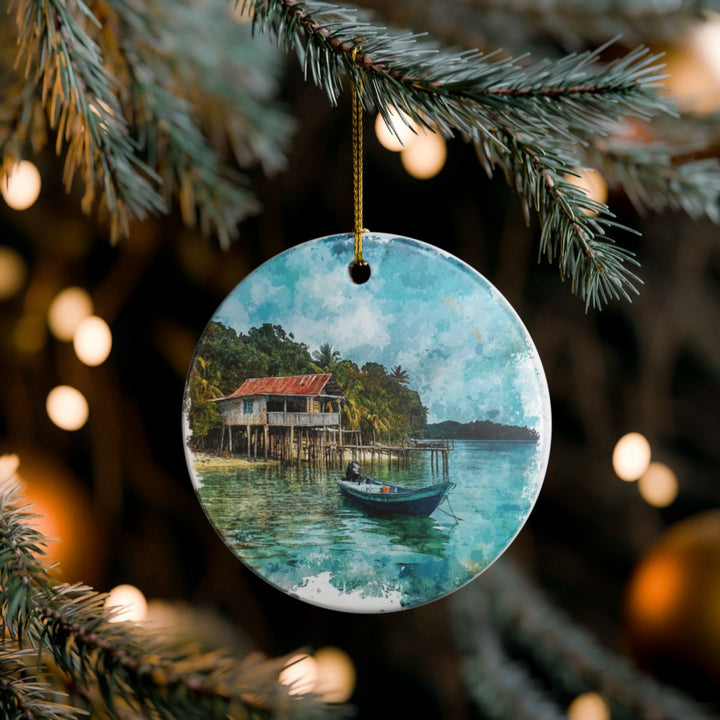 Karimunjawa Indonesia Ornament: Unique Karimunjawa Souvenir, Karimunjawa Indonesia Xmas Decor, and Authentic Karimunjawa Gift