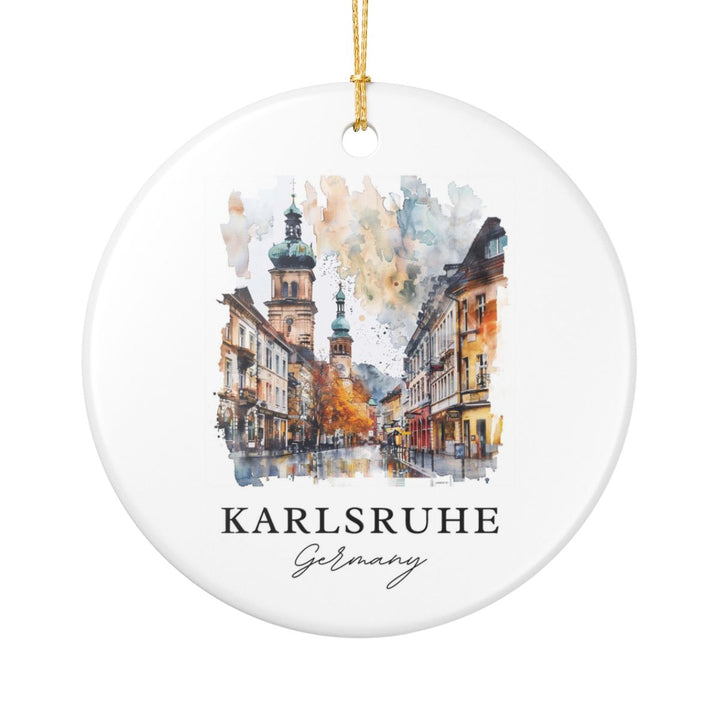 Karlsruhe Ornament: Unique Karlsruhe Souvenir, Karlsruhe Xmas Decor, and Authentic Karlsruhe Gift