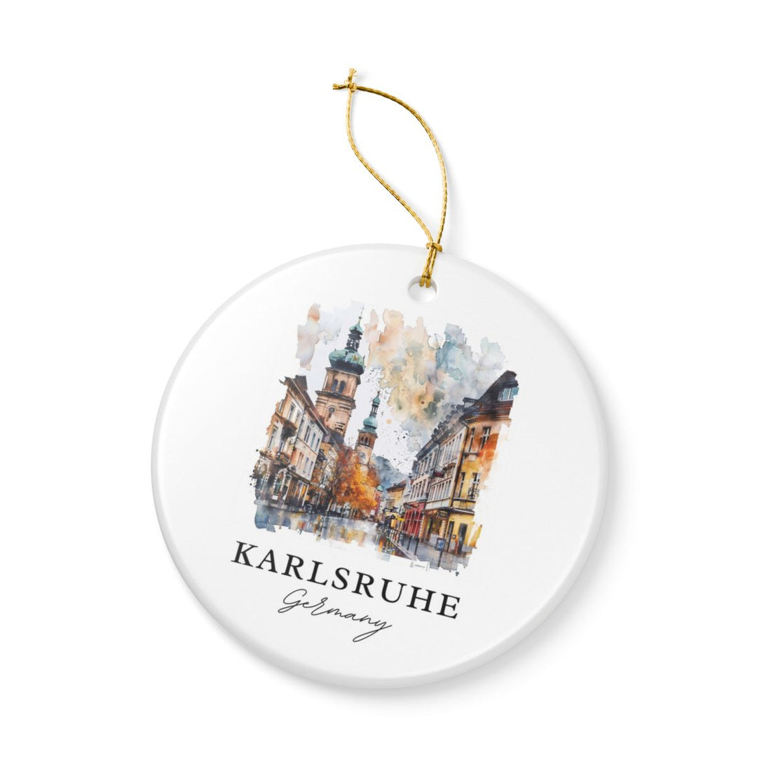 Karlsruhe Ornament: Unique Karlsruhe Souvenir, Karlsruhe Xmas Decor, and Authentic Karlsruhe Gift