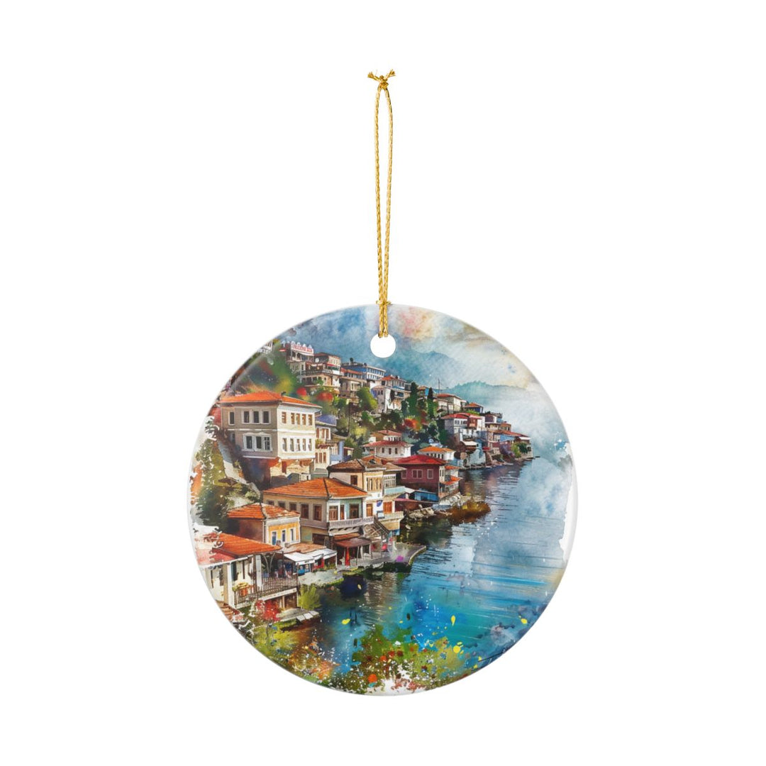 Kas Turkey Ornament: Unique Kas Souvenir, Kas Turkey Xmas Decor, and Authentic Kas Gift