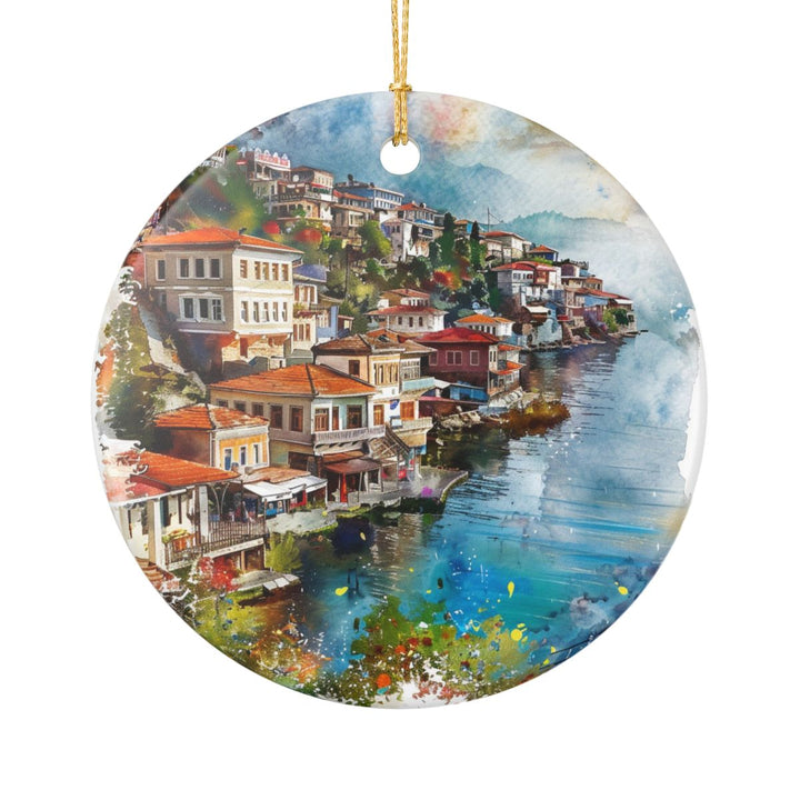 Kas Turkey Ornament: Unique Kas Souvenir, Kas Turkey Xmas Decor, and Authentic Kas Gift