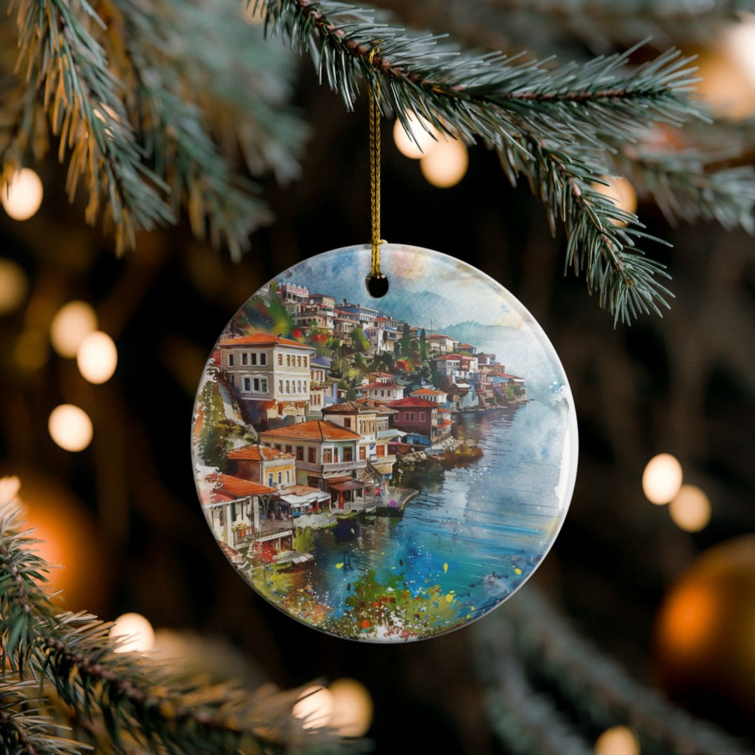 Kas Turkey Ornament: Unique Kas Souvenir, Kas Turkey Xmas Decor, and Authentic Kas Gift