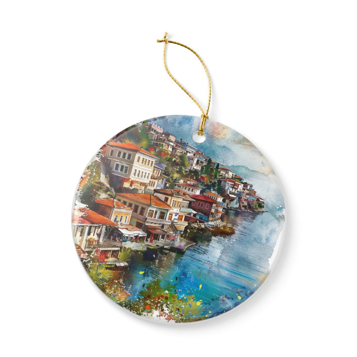 Kas Turkey Ornament: Unique Kas Souvenir, Kas Turkey Xmas Decor, and Authentic Kas Gift