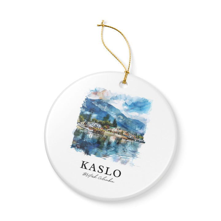 Kaslo British Columbia Ornament: Unique Kaslo British Columbia Souvenir, Kaslo British Columbia Xmas Decor, and Authentic Kaslo British Columbia Gift
