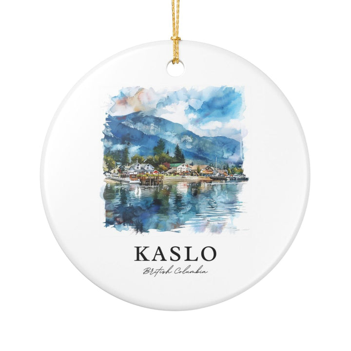 Kaslo British Columbia Ornament: Unique Kaslo British Columbia Souvenir, Kaslo British Columbia Xmas Decor, and Authentic Kaslo British Columbia Gift