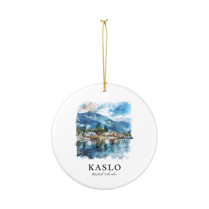 Kaslo British Columbia Ornament: Unique Kaslo British Columbia Souvenir, Kaslo British Columbia Xmas Decor, and Authentic Kaslo British Columbia Gift