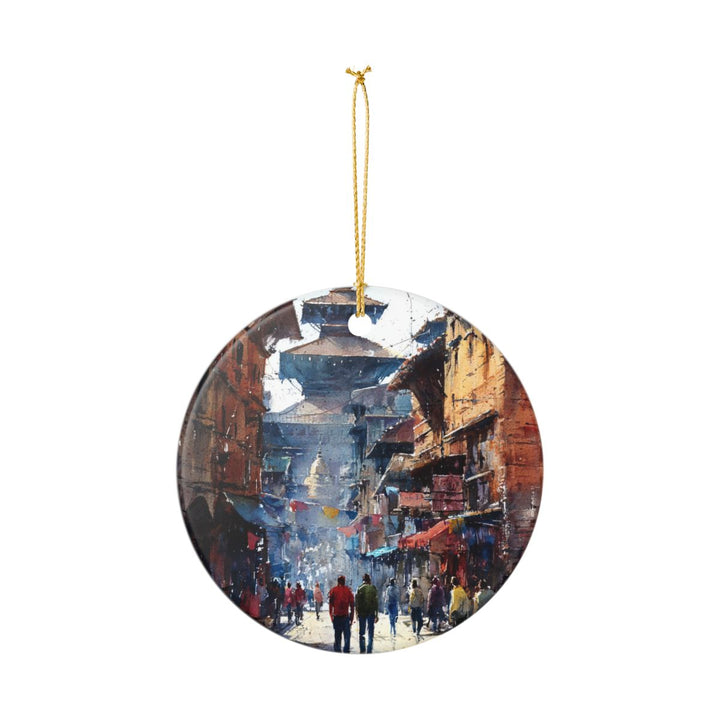 Kathmandu Nepal Ornament: Unique Kathmandu Nepal Souvenir, Kathmandu Nepal Xmas Decor, and Authentic Kathmandu Nepal Gift