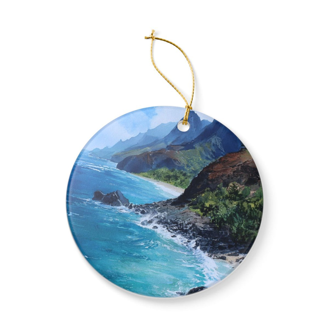 Kauai Hawaii Ornament: Unique Kauai Souvenir, Kauai Hawaii Xmas Decor, and Authentic Kauai Gift