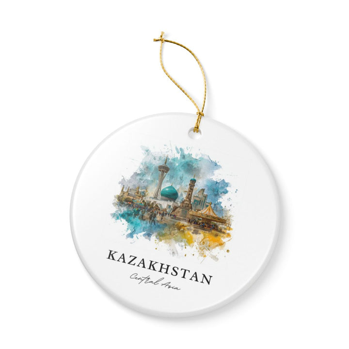 Kazakhstan Ornament: Unique Kazakhstan Souvenir, Kazakhstan Xmas Decor, and Authentic Kazakhstan Gift