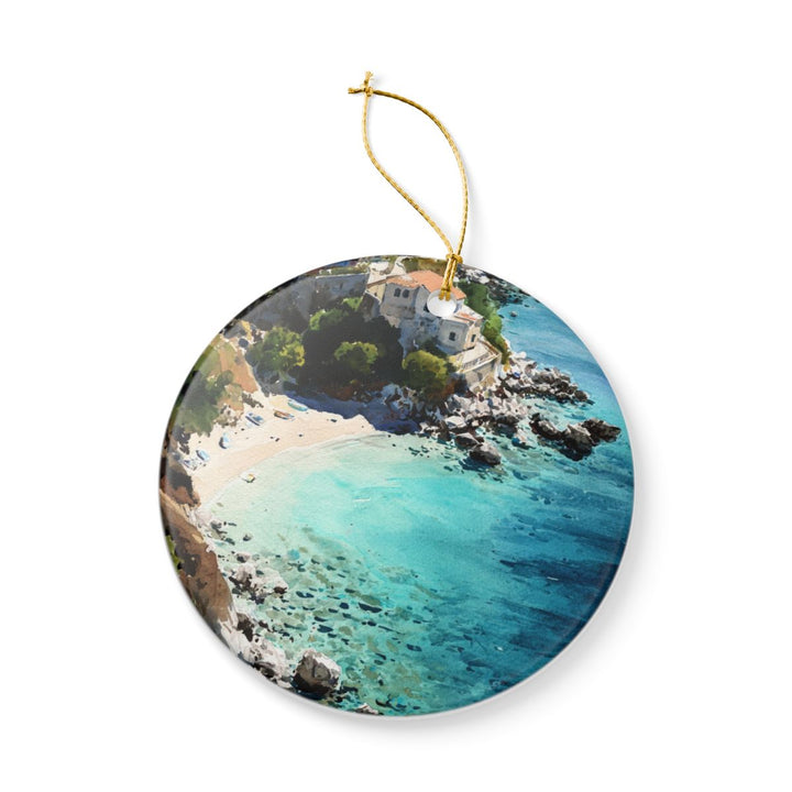Kefalonia Ornament: Unique Kefalonia Souvenir, Kefalonia Xmas Decor, and Authentic Kefalonia Gift