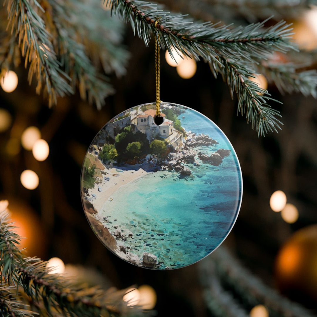 Kefalonia Ornament: Unique Kefalonia Souvenir, Kefalonia Xmas Decor, and Authentic Kefalonia Gift