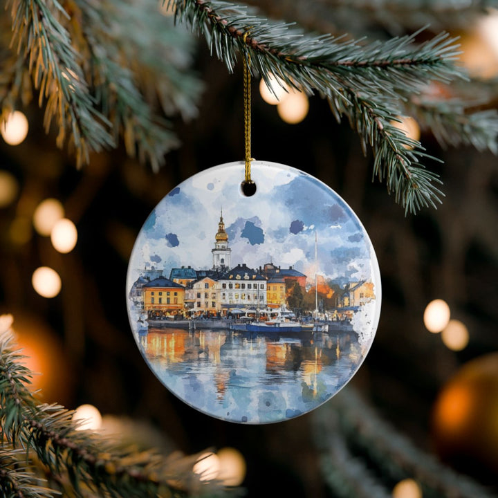 Kemi Finland Ornament: Unique Kemi Souvenir, Kemi Finland Xmas Decor, and Authentic Kemi Gift