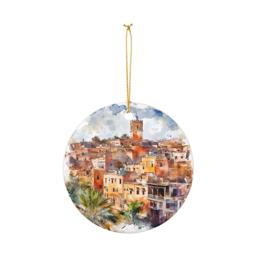 Kenitra Morocco Ornament: Unique Kenitra Souvenir, Kenitra Morocco Xmas Decor, and Authentic Kenitra Gift