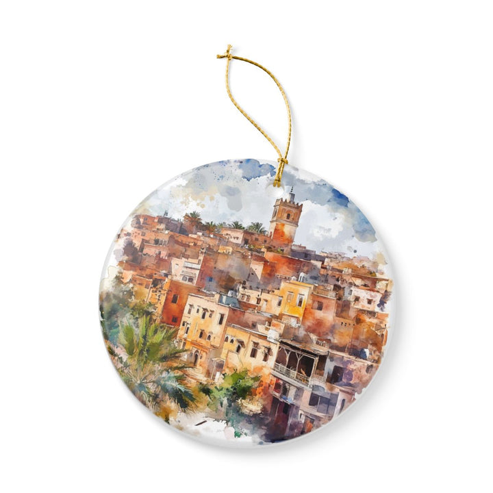 Kenitra Morocco Ornament: Unique Kenitra Souvenir, Kenitra Morocco Xmas Decor, and Authentic Kenitra Gift
