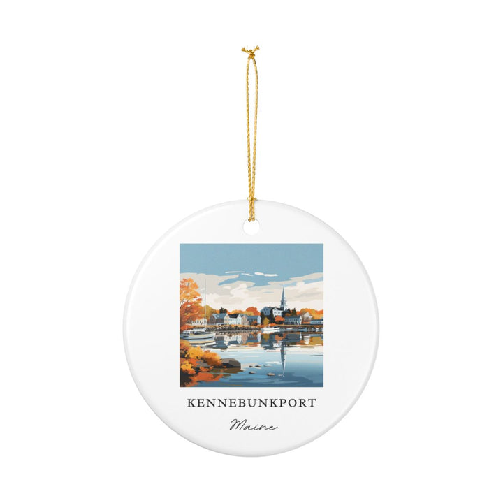 Kennebunkport Maine Ornament: Unique Kennebunkport Souvenir, Kennebunkport Maine Xmas Decor, and Authentic Kennebunkport Gift