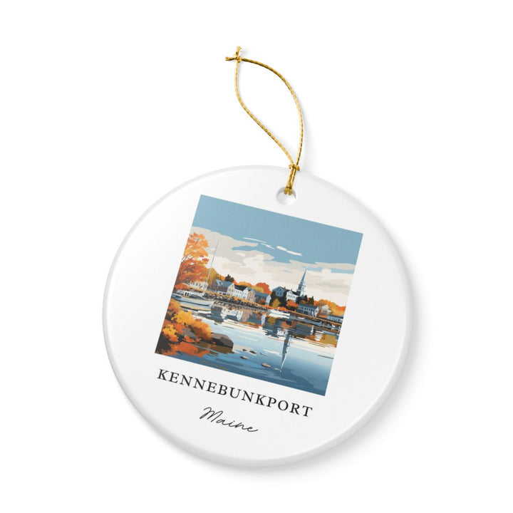 Kennebunkport Maine Ornament: Unique Kennebunkport Souvenir, Kennebunkport Maine Xmas Decor, and Authentic Kennebunkport Gift