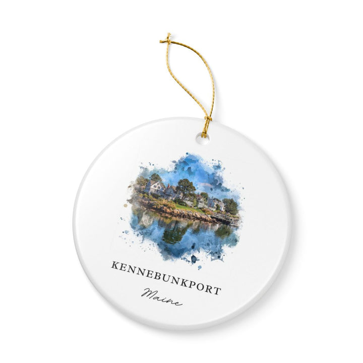 Kennebunkport Maine Ornament: Unique Kennebunkport Souvenir, Kennebunkport Maine Xmas Decor, and Authentic Kennebunkport Gift