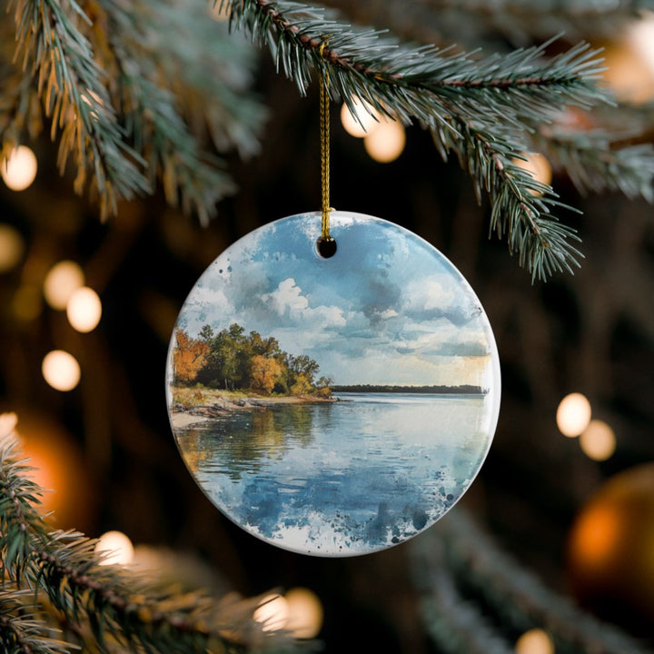 Kentucky Lake Kentucky USA Ornament: Unique Kentucky Lake Souvenir, Kentucky Lake Kentucky Xmas Decor, and Authentic Kentucky Lake Gift