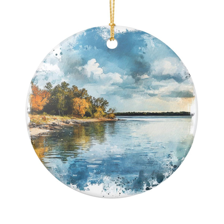 Kentucky Lake Kentucky USA Ornament: Unique Kentucky Lake Souvenir, Kentucky Lake Kentucky Xmas Decor, and Authentic Kentucky Lake Gift