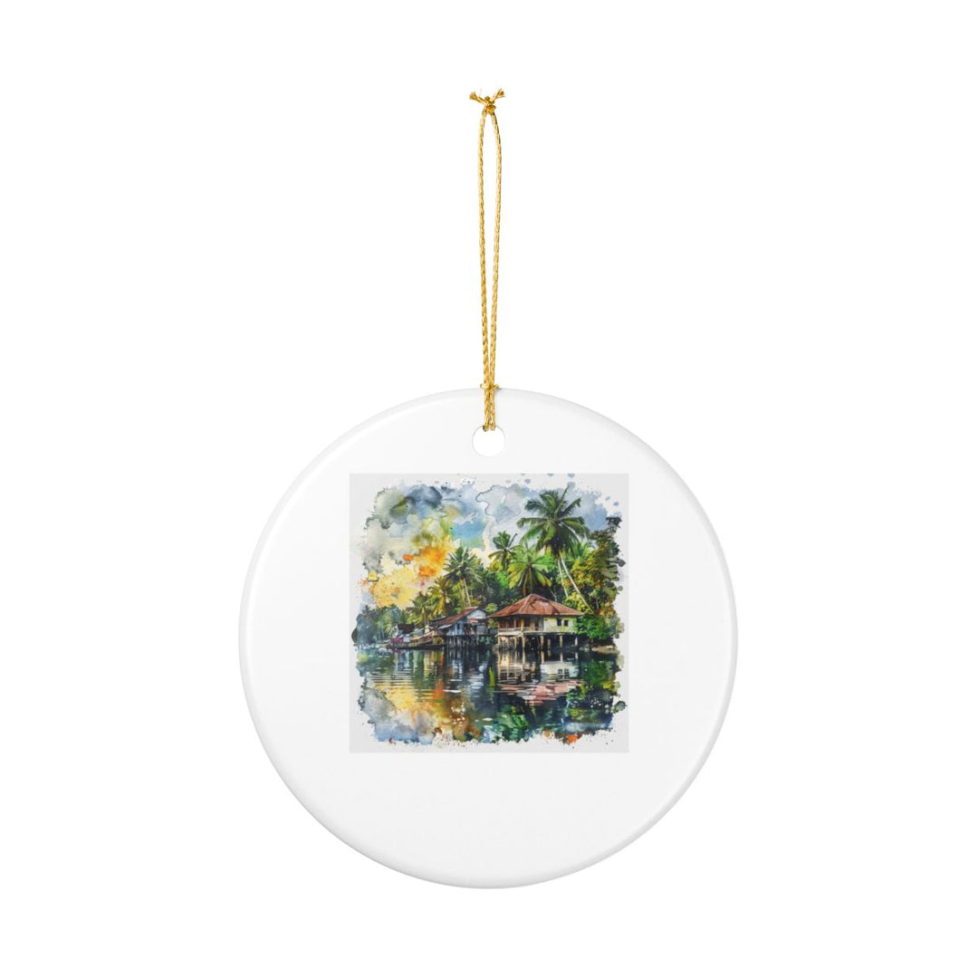 Kerala India Ornament: Unique Kerala Souvenir, Kerala India Xmas Decor, and Authentic Kerala Gift