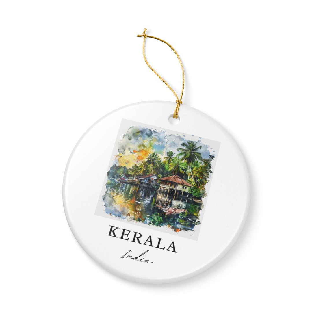 Kerala India Ornament: Unique Kerala Souvenir, Kerala India Xmas Decor, and Authentic Kerala Gift