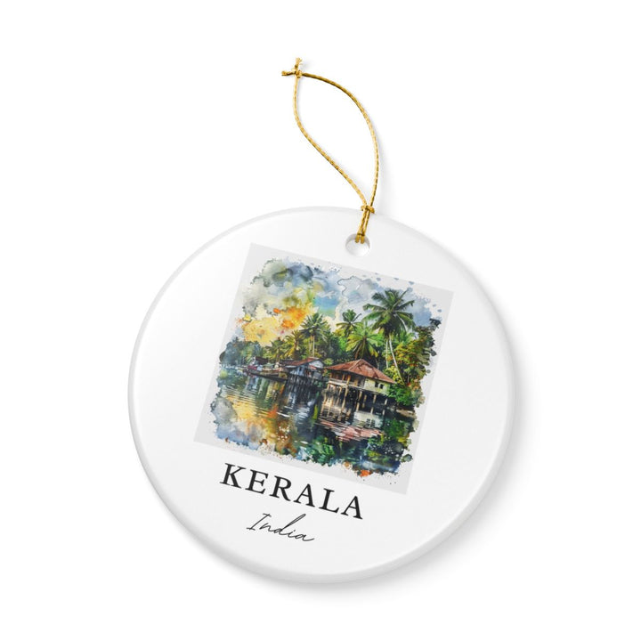 Kerala India Ornament: Unique Kerala Souvenir, Kerala India Xmas Decor, and Authentic Kerala Gift