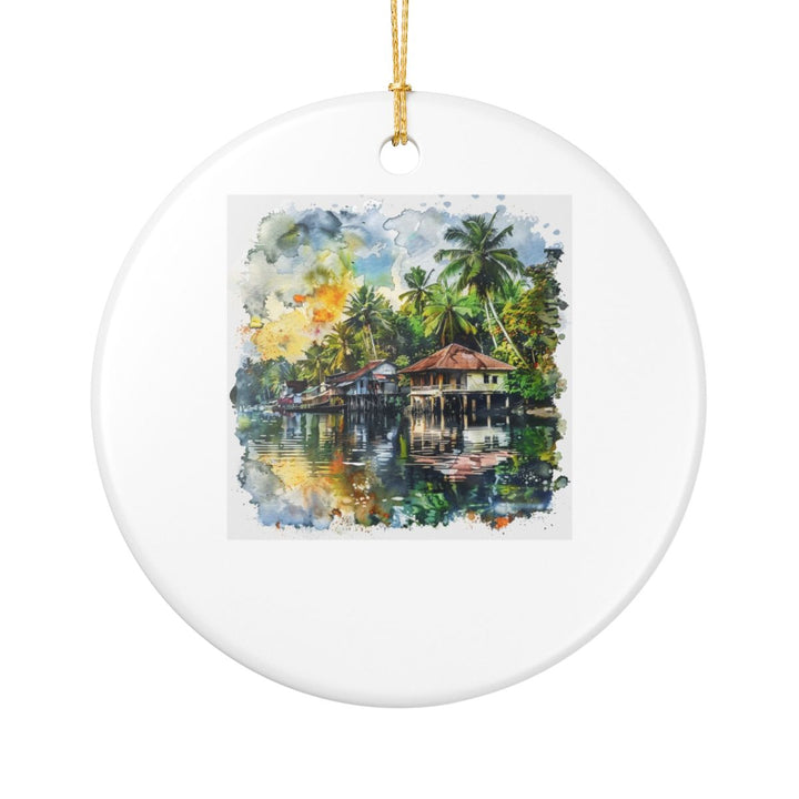 Kerala India Ornament: Unique Kerala Souvenir, Kerala India Xmas Decor, and Authentic Kerala Gift
