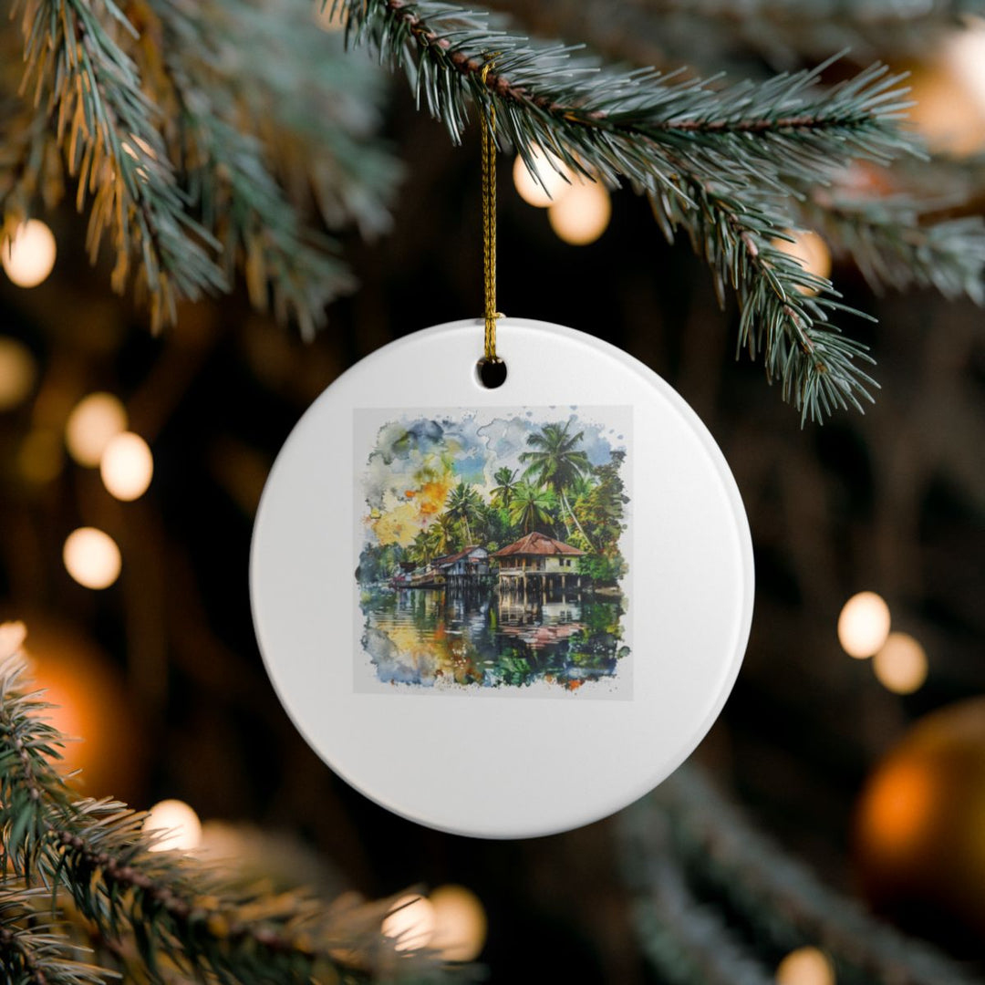 Kerala India Ornament: Unique Kerala Souvenir, Kerala India Xmas Decor, and Authentic Kerala Gift