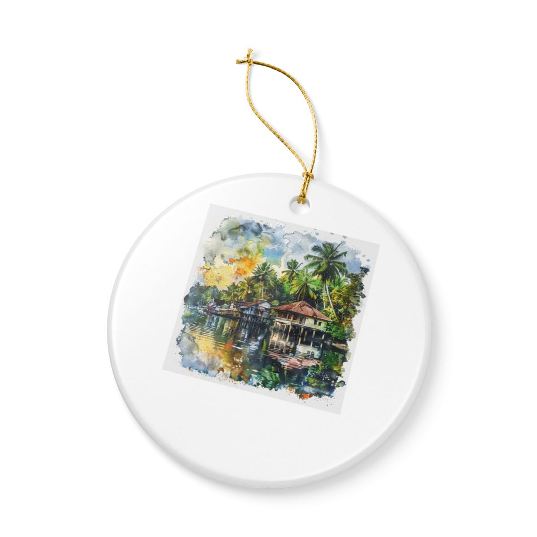 Kerala India Ornament: Unique Kerala Souvenir, Kerala India Xmas Decor, and Authentic Kerala Gift