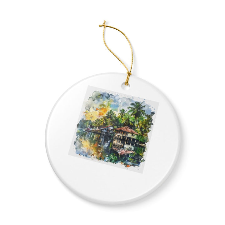 Kerala India Ornament: Unique Kerala Souvenir, Kerala India Xmas Decor, and Authentic Kerala Gift